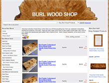 Tablet Screenshot of burlwoodshop.com